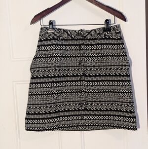 Maeve Anthropologie Tribal Or Aztec Patterned Mini Skirt. Size 6.
